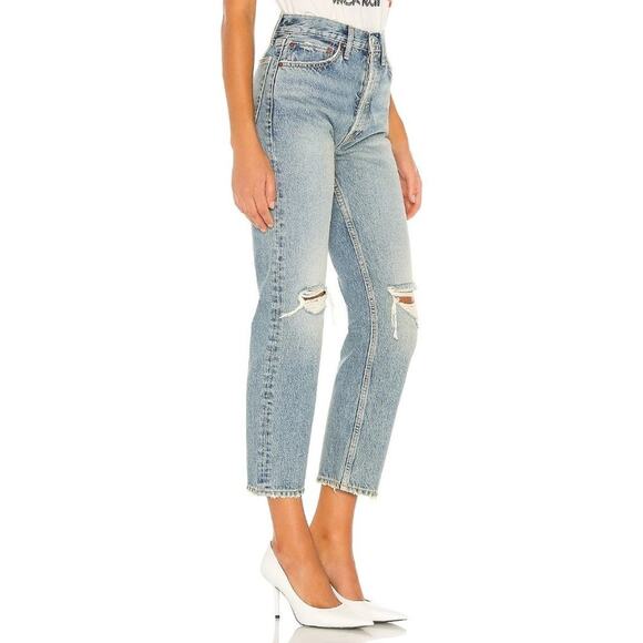 RE/DONE Originals 70s Ultra Stove Pipe Light Destroyed 15 - Picture 3 of 9